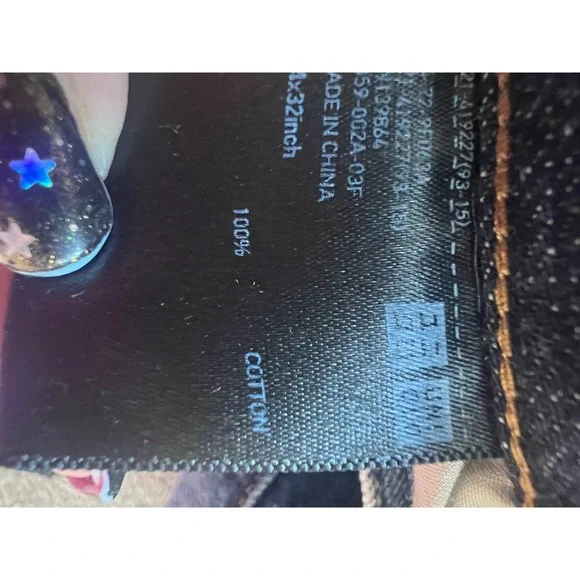 UNIQLO INES DE LA FRESSANGE Paris Dark Wash Wide Leg Jeans Size 24 - Picture 6 of 8